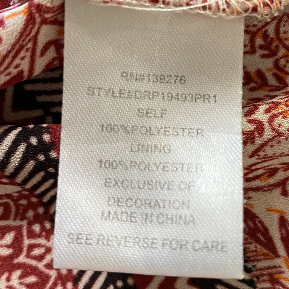 Dr2 Red And Black Patterned Blouse - image 8